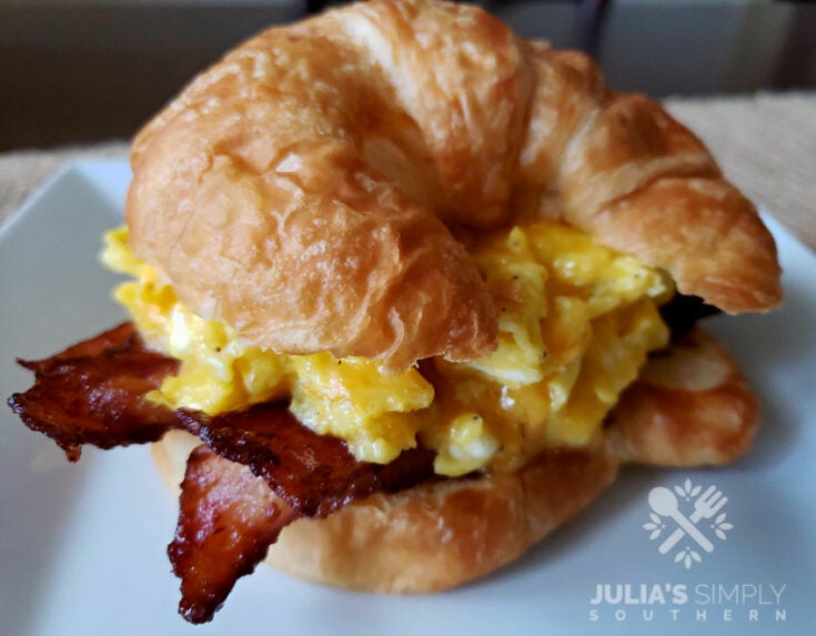 English Muffin Breakfast Sandwiches - Julias Simply Southern